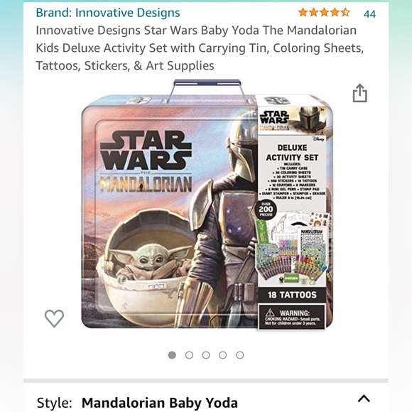 Star Wars: the mandalorian deluxe activity set - Picture 3 of 6